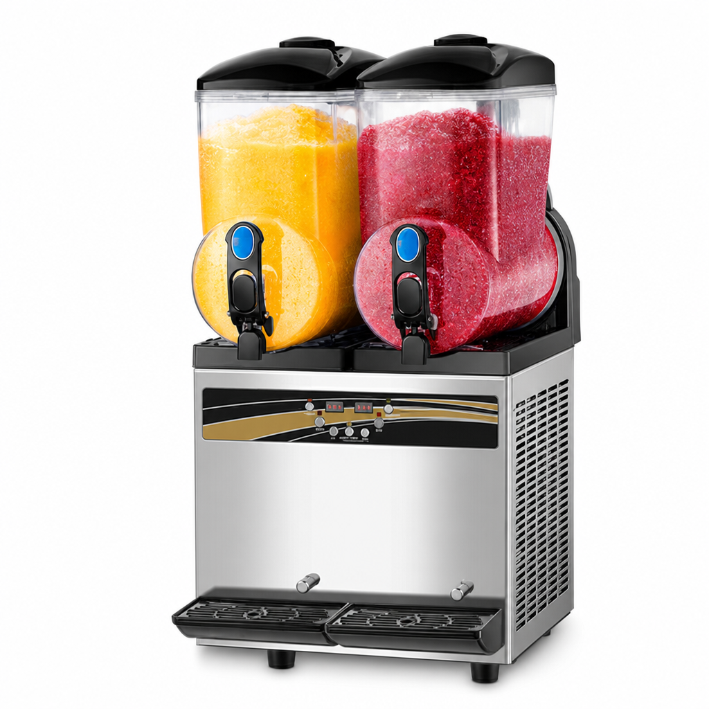 Professional Dual Slushie Maker 15L x 2