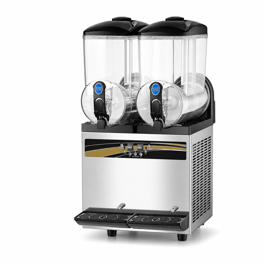 Professional Dual Slushie Maker 15L x 2