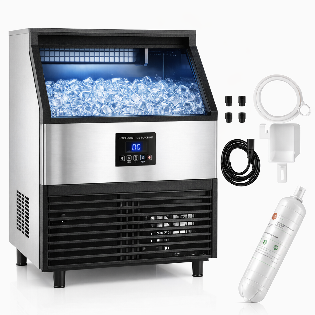 Professional Ice Cube Making Machine 120kg / 24h